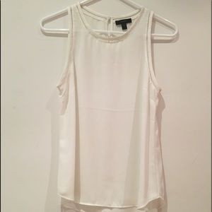 J. Crew white business tank top